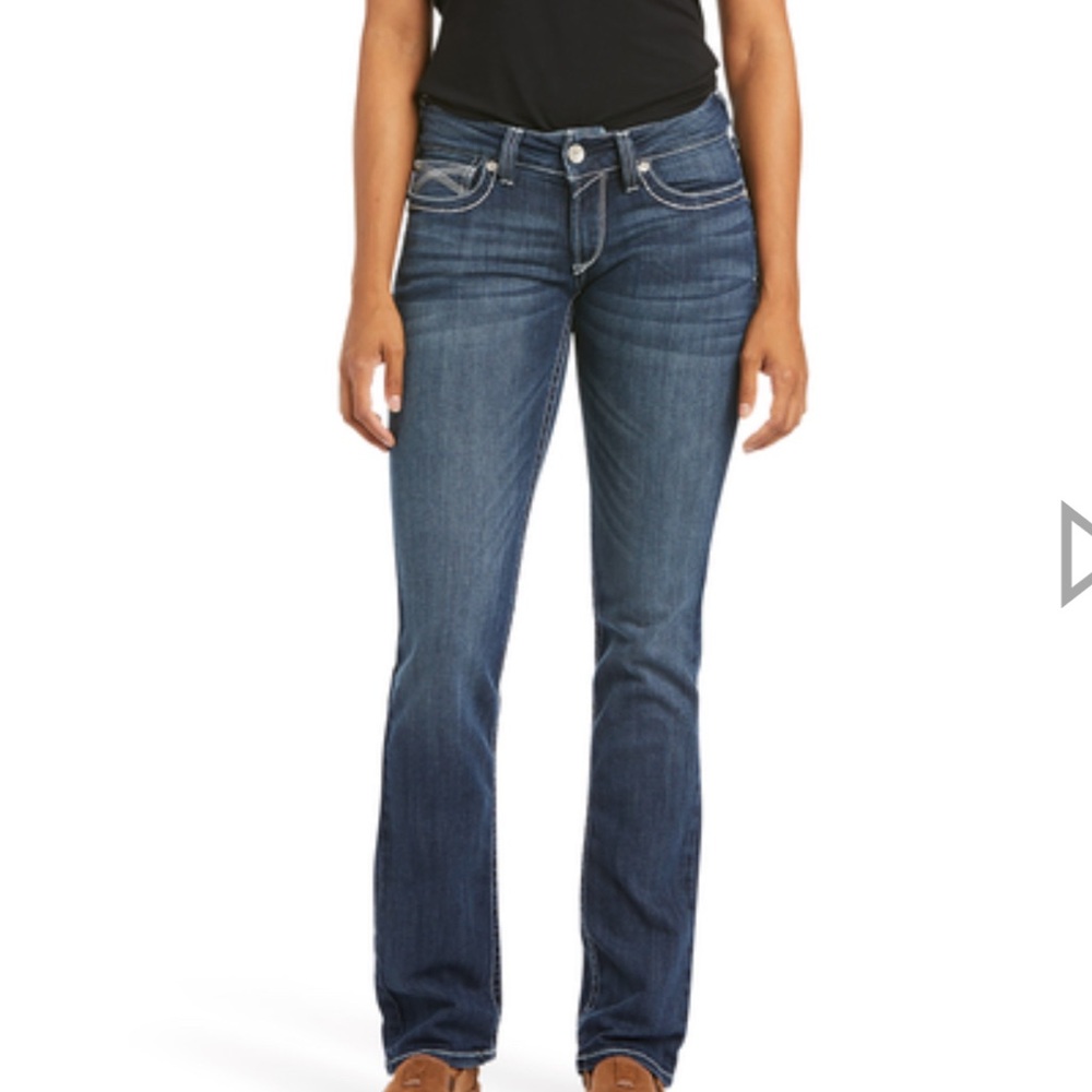 ARIAT 10024300 R.E.A.L MR STR IVY STKBL STRAIGHT JEAN DRESDEN